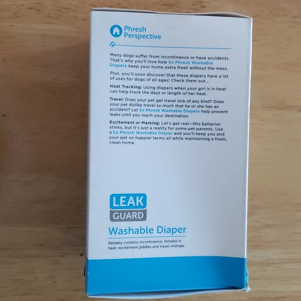 Washable Doggie Diapers, size M
